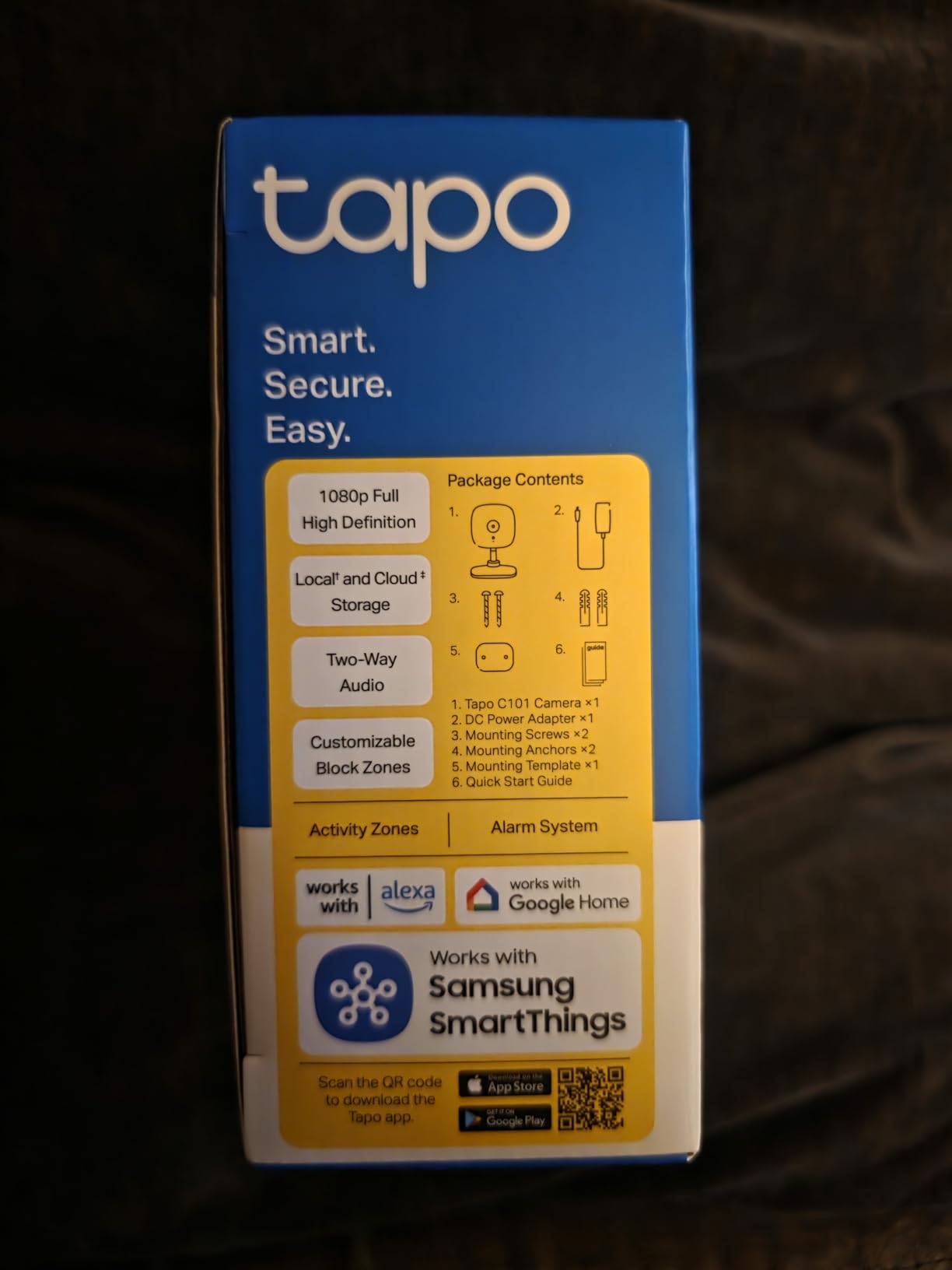 Tapo 1080P Indoor Security Camera, Baby Monitor, Dog Camera, C100(4-Pack) customer photo 2