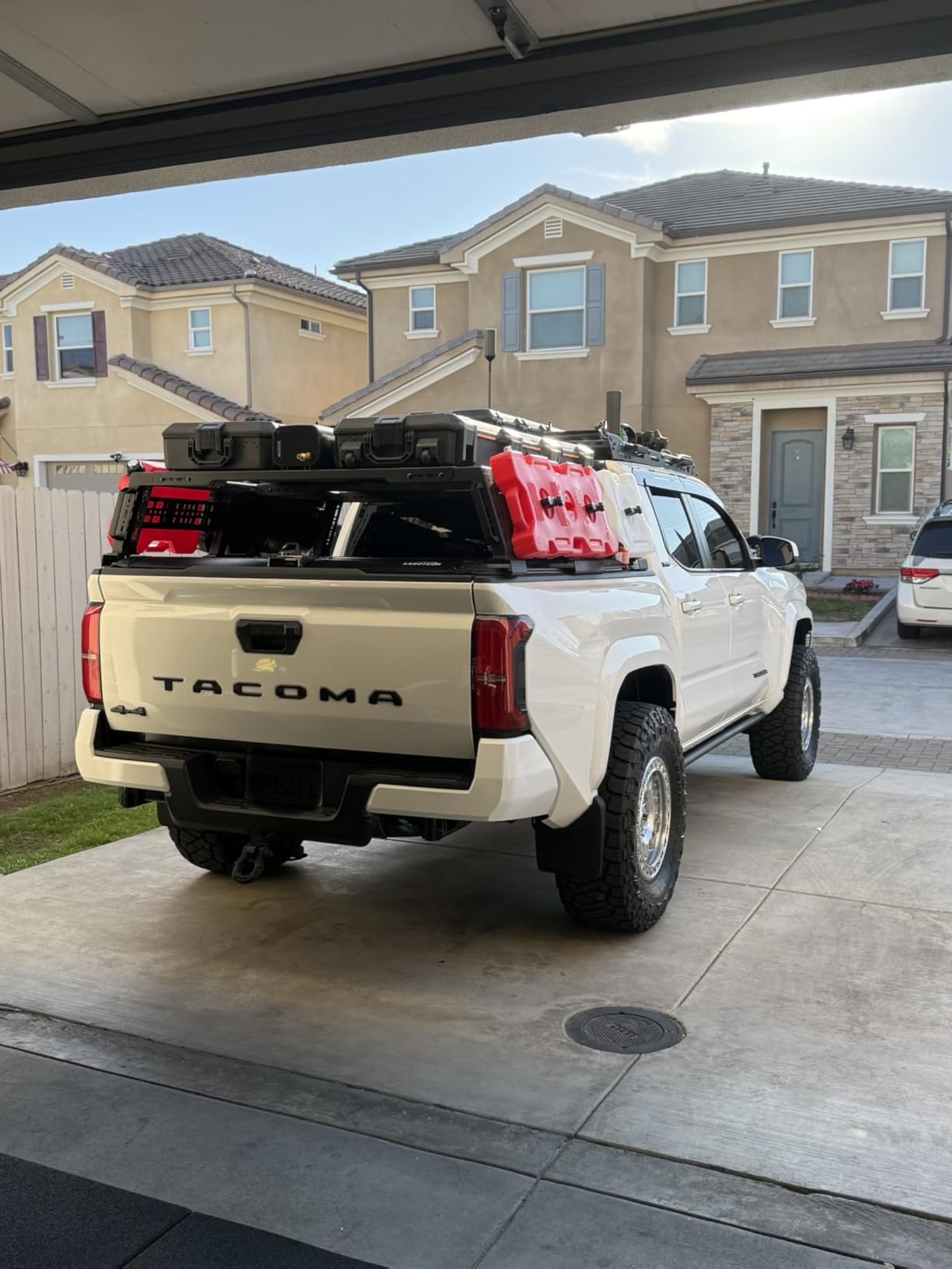 Overland Truck Bed Rack for Full-Size & Mid-Size Pickup Trucks/Overland Bed Racks Truck Cargo Carrier/Tacoma Bed Rack, Fit for Tundra, Ram 1500 & HD, F-Series, Ranger, Silverado, Titan & XD customer photo 2