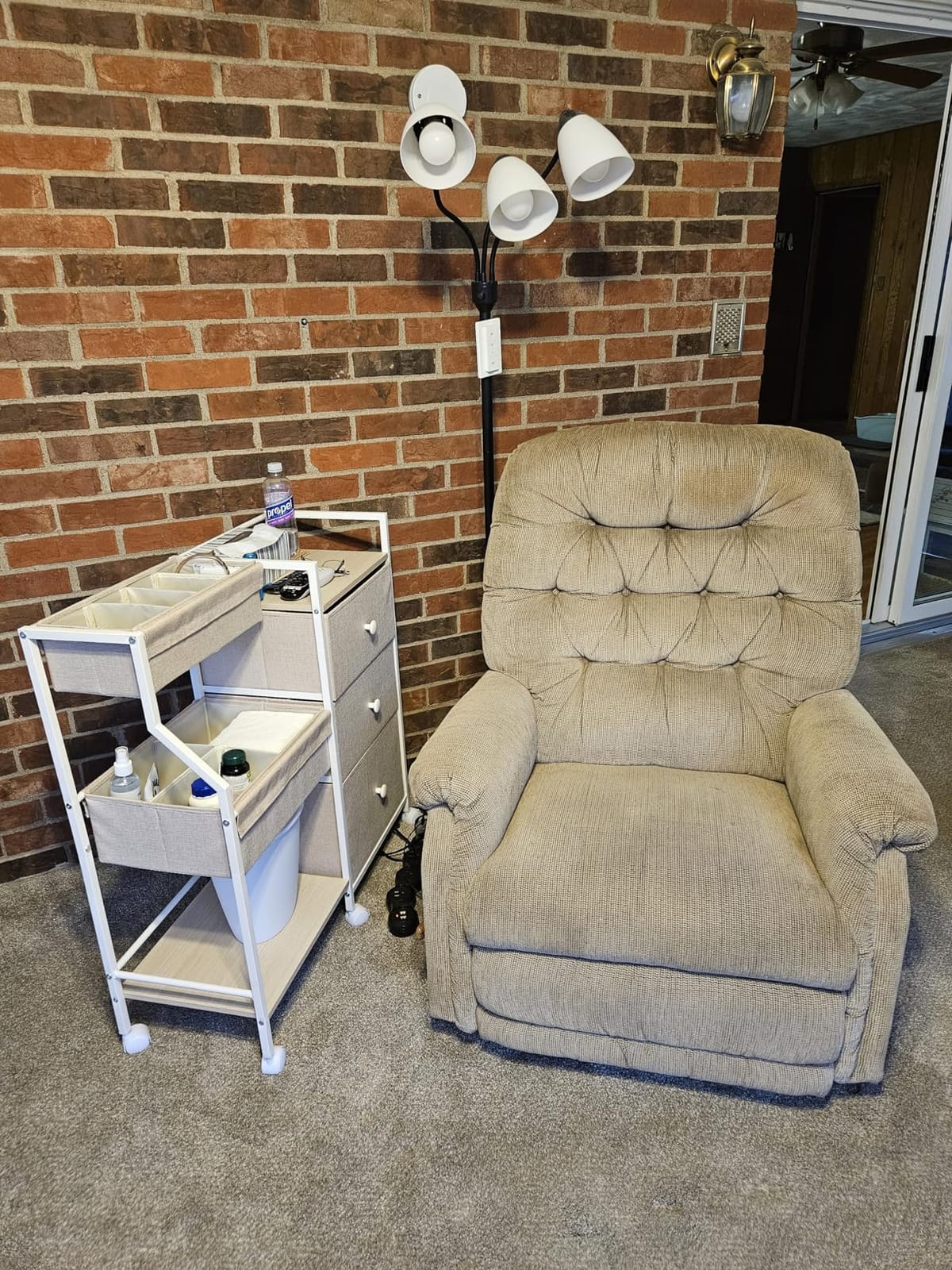 Modanais Baby Diaper Caddy Organizer Rolling Cart with Dividers and Drawers customer photo 2