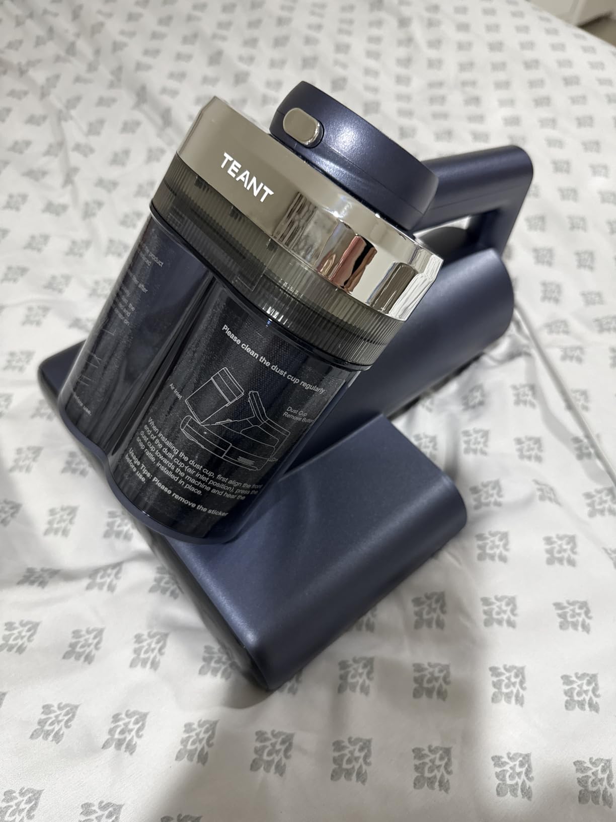 Teant Mattress Bed Vacuum Cleaner, 16 kPa Suction & 253.7nm UV-C, MV-Blue customer photo 1
