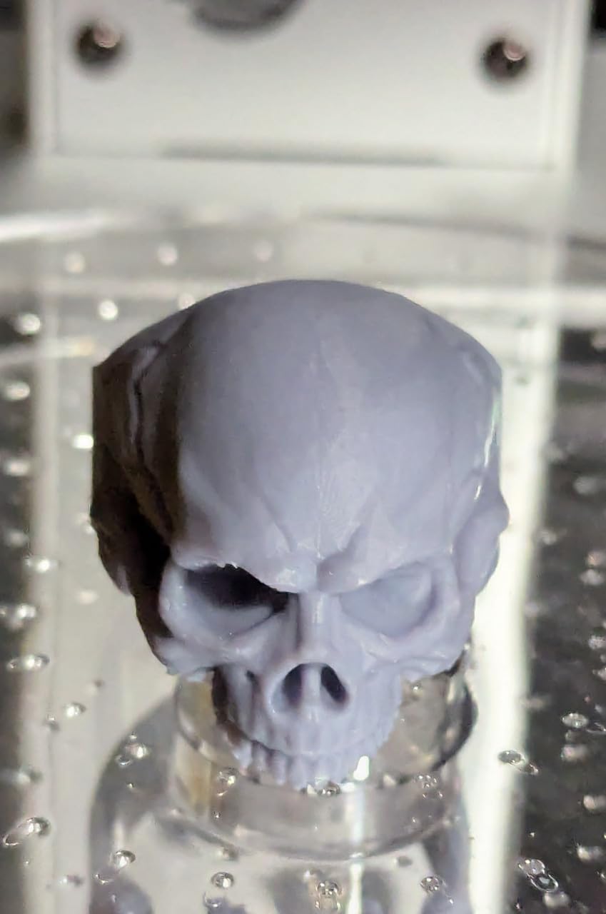 ANYCUBIC 14K 3D Printer Resin, Superior Precision Texture Resin, Model Matte Finish, Lower-Odor, Upgraded Toughness 3D Printing Resin for All LCD Resin 3D Printers (Grey, 1kg) customer photo 1