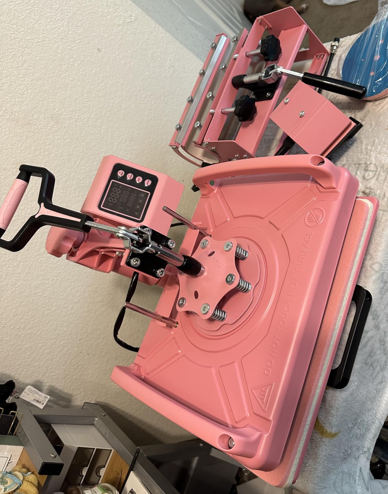 Hitgrand Heat Press Machine 12x15 inch, Heat Press Machine for T-Shirts, 5 in 1 Heat Press with 30 OZ Tumbler Press, Combo Tumbler Heat Press Machines Sublimation for Hat Cap Mug Plate customer photo 1