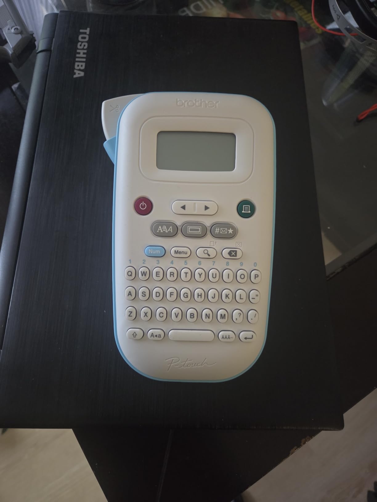 Brother P-Touch PT-N10 Personal Handheld Label Maker, Portable and Prints, P-Touch Btag ~½” (12mm) Wide Color Personalized Label Tapes, customer photo 2