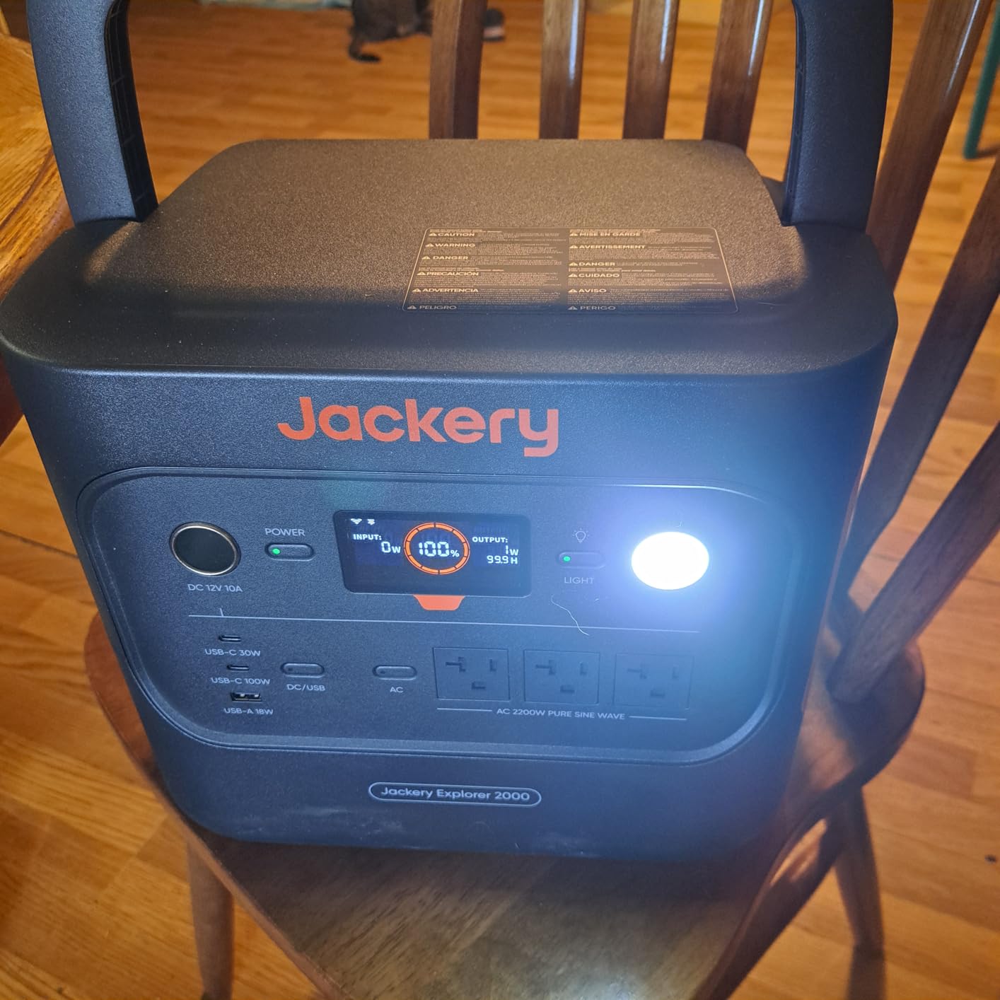 Jackery Explorer 2000 v2 Portable Power Station, 2042Wh, 2200W AC Output customer photo 2