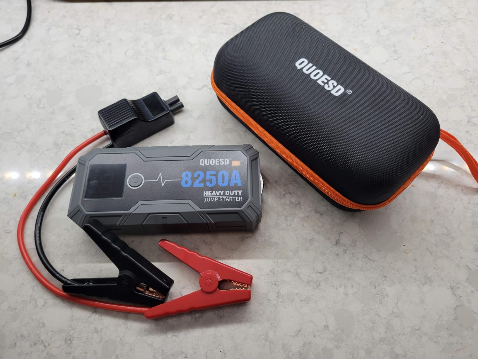 8250A Jump Starter Battery Jump Starter Battery Pack (for All Gas or 10.0+L Diesel), 12V Potable Heavy Duty Car Jump Start with 60W Power Bank 24-Months Stand-by Time customer photo 1