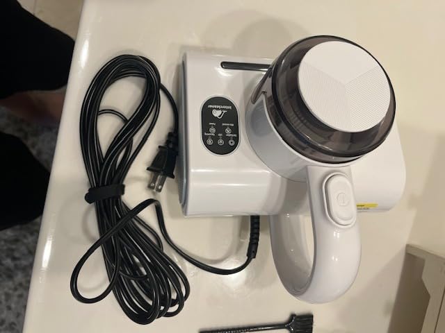 Mattress Vacuum Cleaner,13Kpa Powerful Suction Bed Vaccum Cleaner with UV-C Light,LED Headlights and High Heating Tech,1.2kg Light Weight Handheld vaccum for spot Cleaning,Sofa,Couch Fabric Cleaner customer photo 2