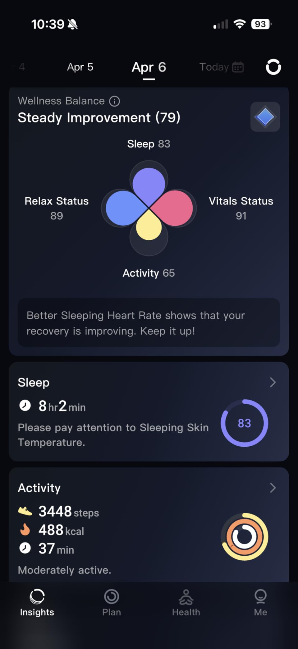 RingConn Gen 2 Smart Ring - Sleep Apnea Monitoring(Gold, Size 8) customer photo 2