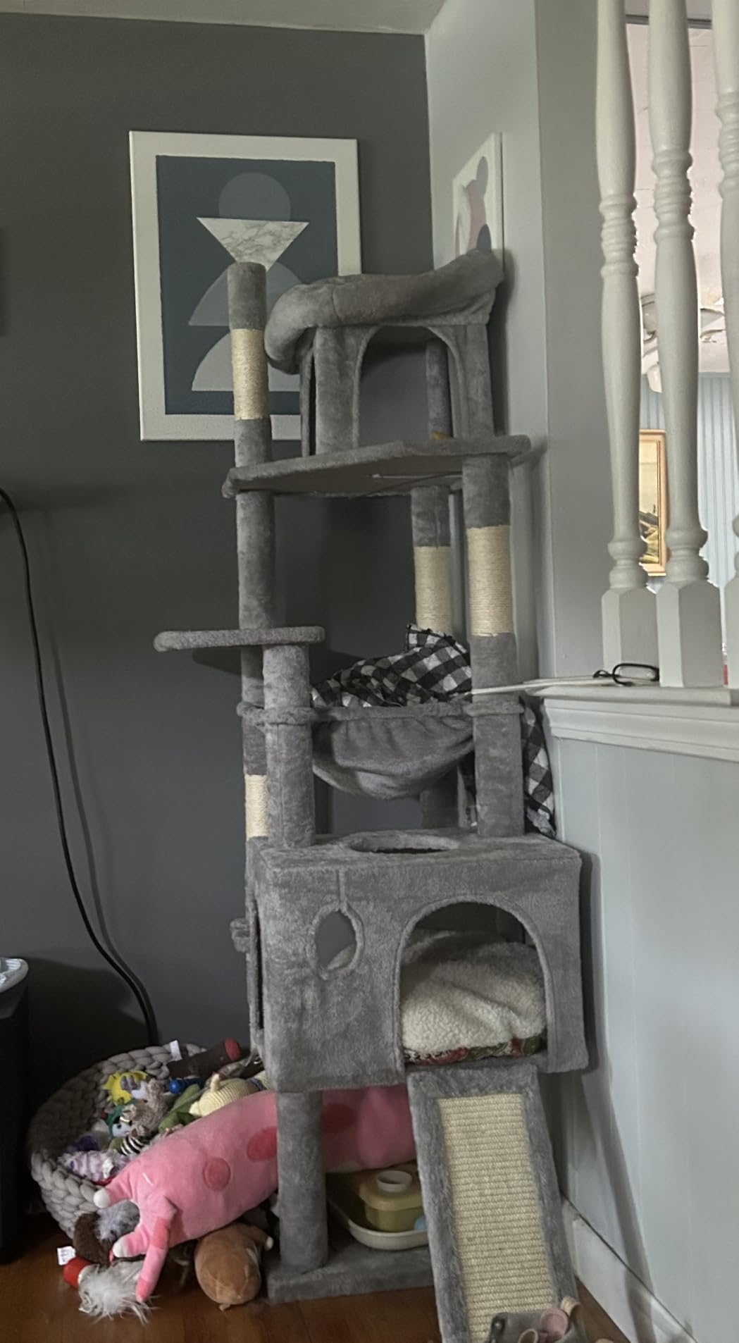 Globlazer F70 Pro Heavy Duty Cat Tree Tower for Indoor Cats Large Adult customer photo 2
