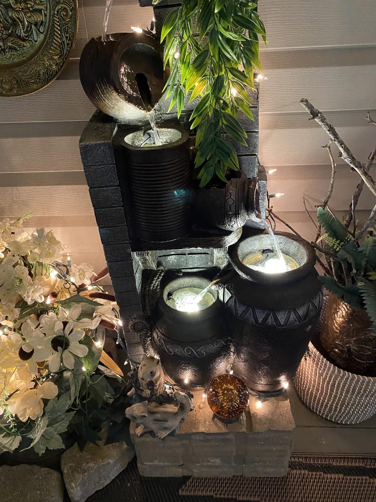 40''H 6-Tiers Fountain Outdoor, Water Fountains and Waterfalls customer photo 1