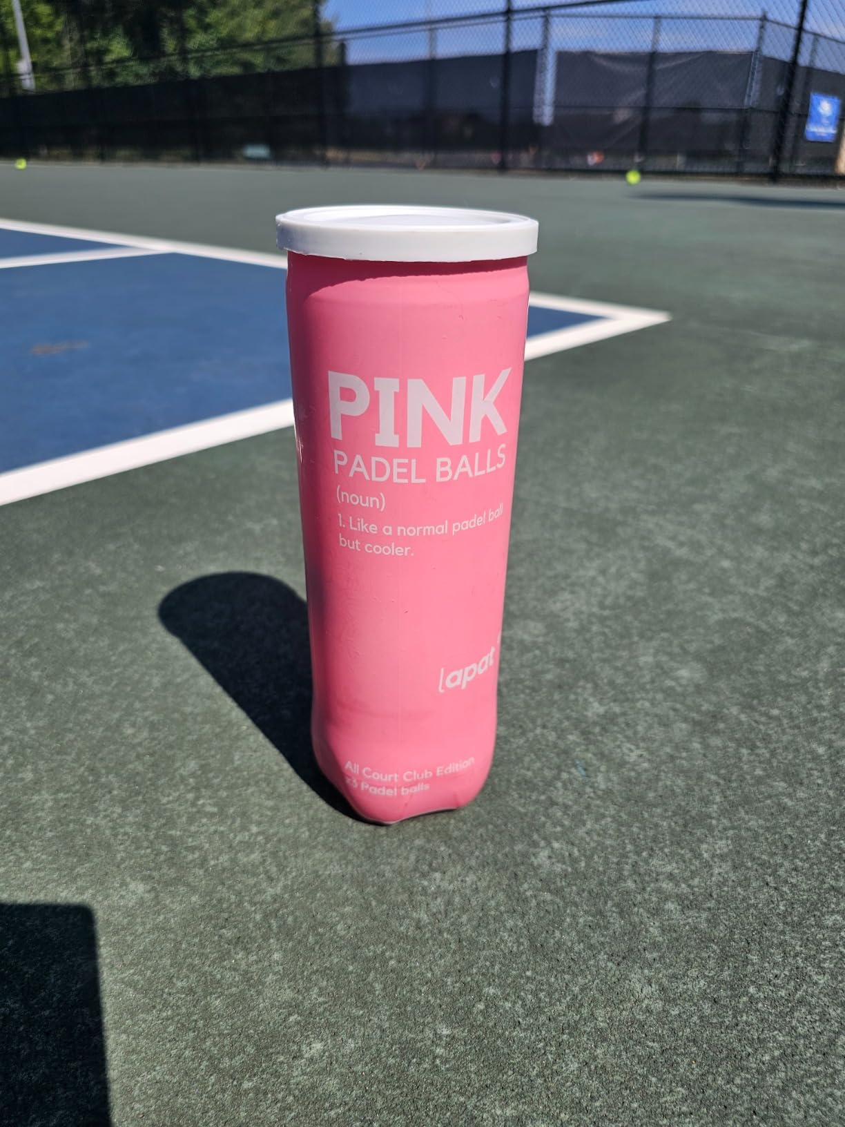 LAPAT Padel Balls - Single can w 3 Balls - Pro Quality - Paddle Tennis customer photo 1