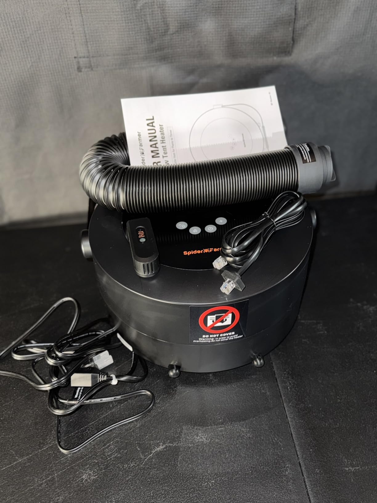 Spider Farmer Heater,530W 10-Level PTC Heating for Grow Tent,Plant Room customer photo 2