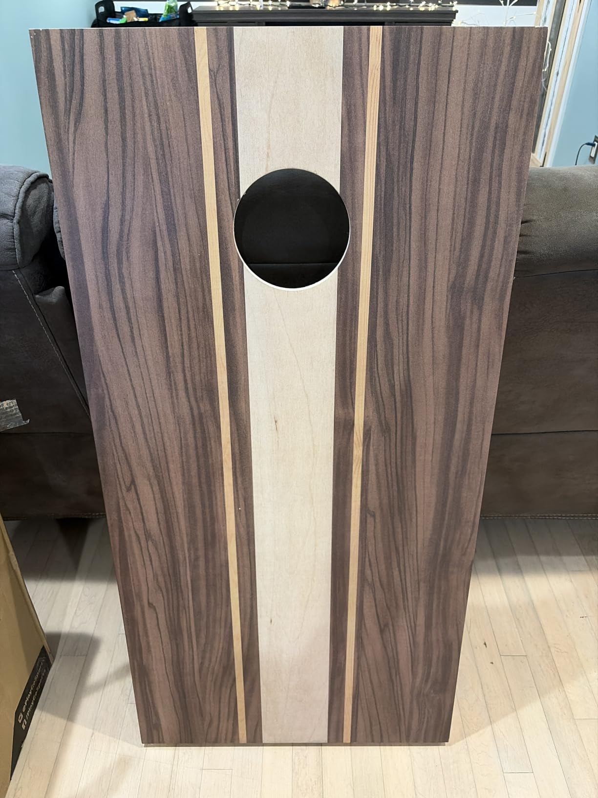 GoSports 4 x 2 ft Regulation Size Wood Cornhole Boards - 10 Vintage Wood Designs (Choose Your Style) customer photo 1
