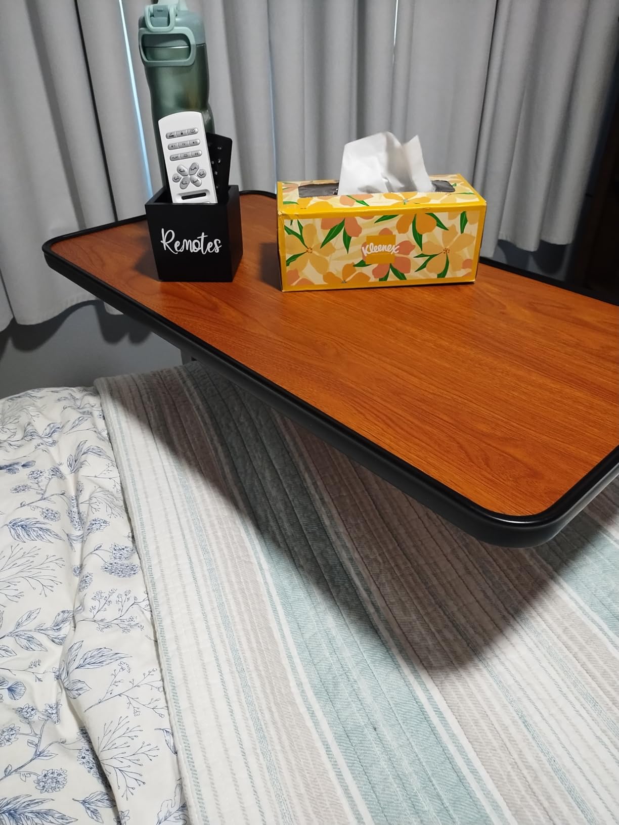 Medical king Adjustable Overbed Bedside Table with Wheels Bed Desk Over Bed with Wheels Hospital Table for Hospital and Home Use customer photo 1
