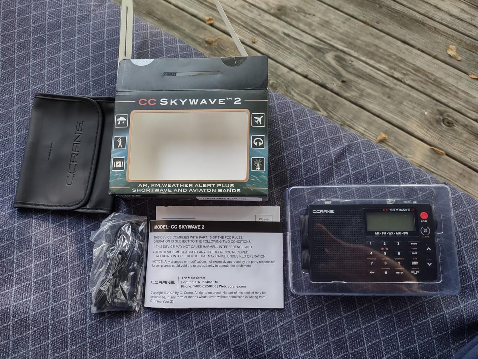C. Crane CCRadio Solar with Bluetooth Receiving, Emergency Crank NOAA Weather AM/FM– Multi Powered Radio - Built in LED Flashlight and Cellphone Charger customer photo 2