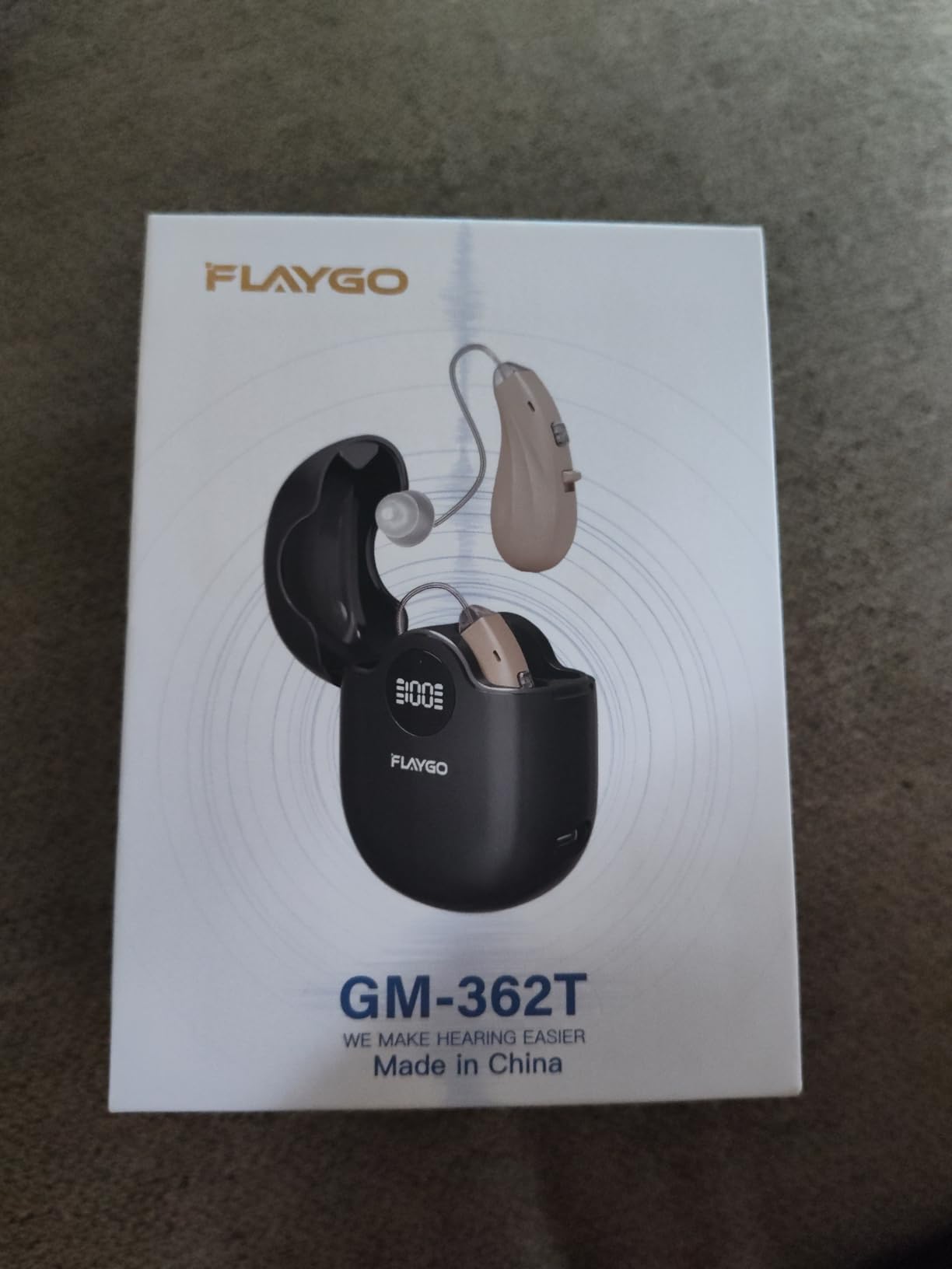 Flaygo Hearing Aids for Seniors,Hearing Aids for People with Hearing Loss, Sound Quality Restoration, Intelligent Noise Reduction, Standby 80h, One-Button Operation, Comfortable Wearing,Beige | Sound Quality Restoration,Rechargeable,Intelligent Noise Reduction, Standby 80h,One-Button Operation,Comfortable Wearing customer photo 2