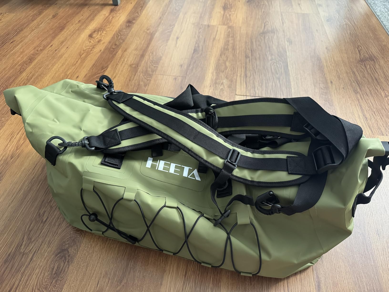 HEETA Waterproof Duffel Bag Travel Motorcycle Dry Bag Backpack 60L/80L/110L customer photo 2
