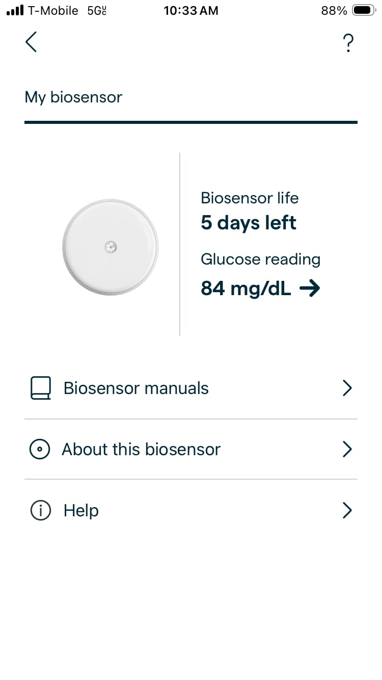 Lingo Continuous Glucose Monitor (CGM). 24/7 Glucose Tracking | By Abbott. Optimize Your Nutrition with Real-time Data & Insights. 1 biosensor lasts up to 14 days*. iOS & Android. US Only customer photo 1