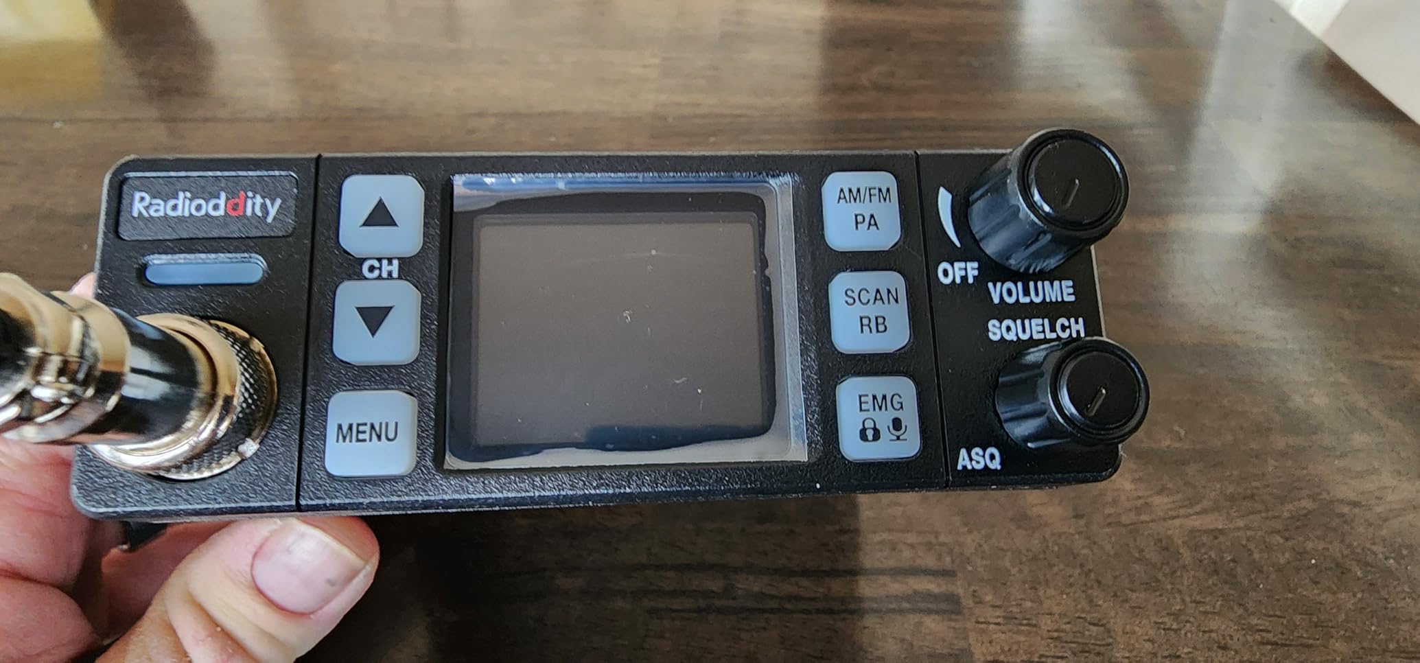 Radioddity CB-606 CB Radio AM/FM/PA, 40 Channels, 4W, 40 Channel, VOX customer photo 2