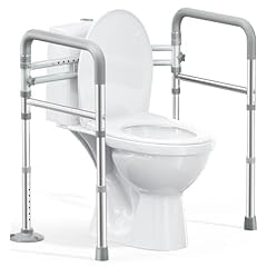HOMLAND Toilet Safety Rails for Seniors, Adjustable Height & Width, 350 Lbs customer photo 1