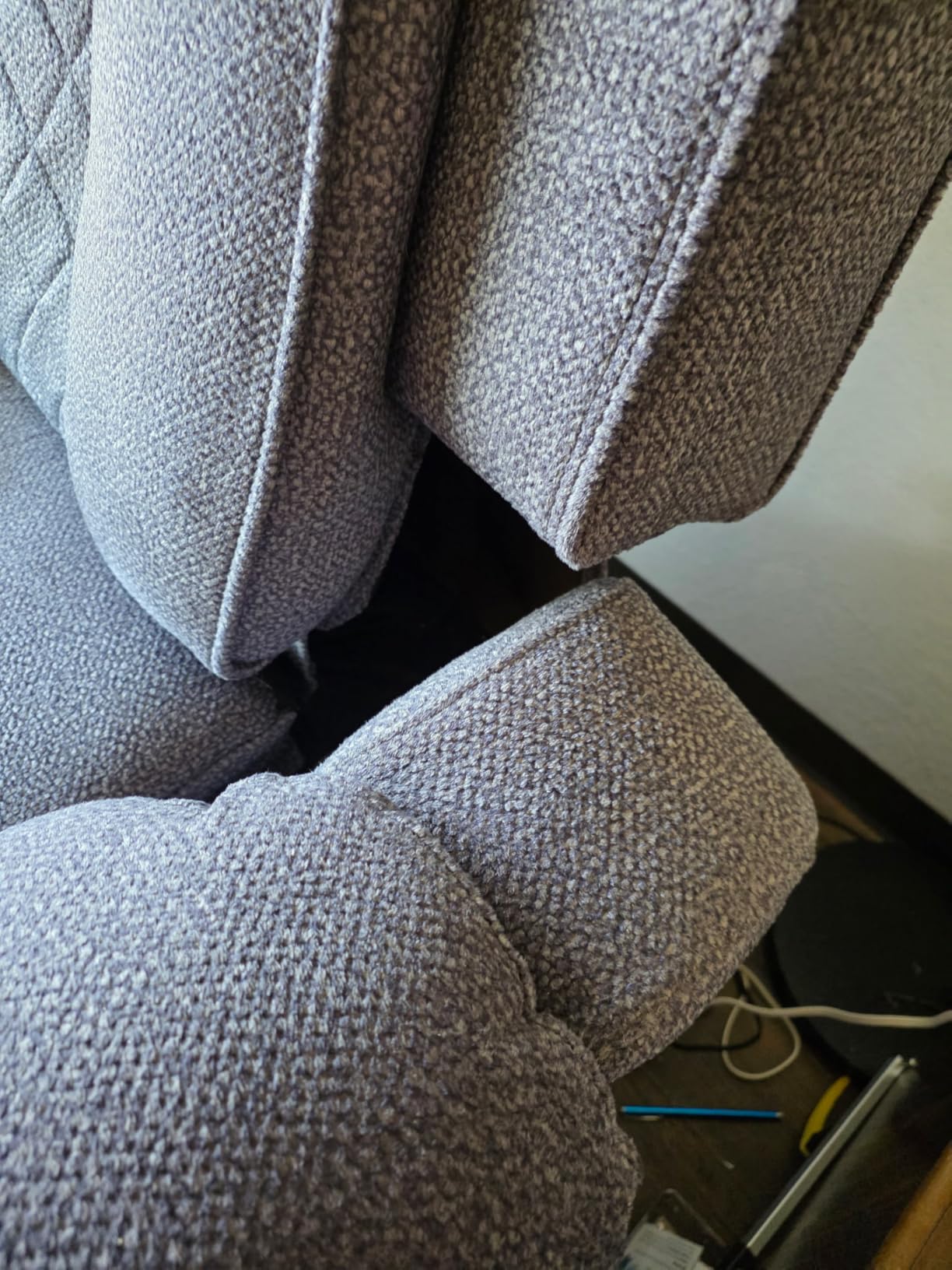 FUNECORP Big Man Power Lay Flat Lift Recliner Chair,Grey customer photo 2