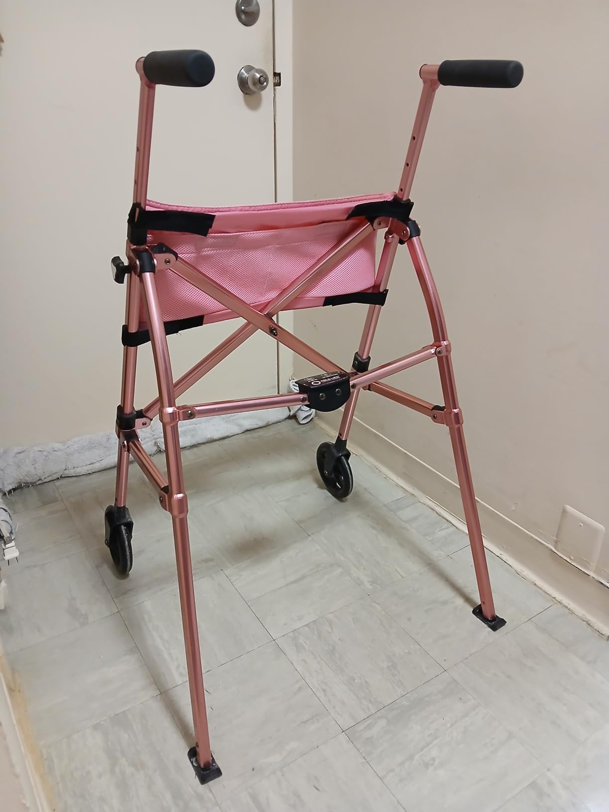 Vive Mobility Lightweight Walker for Seniors - Narrow, Folding Walker customer photo 1
