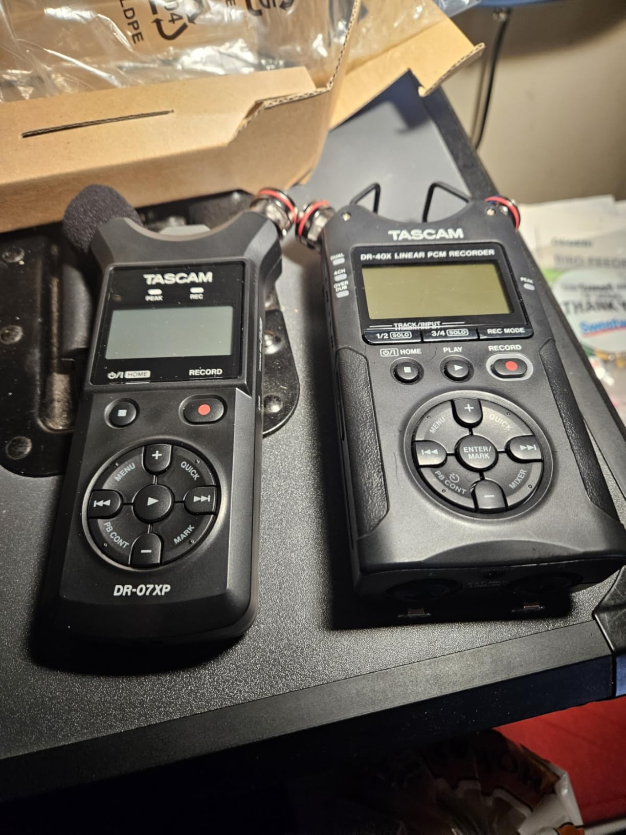 TASCAM DR-07XP 32-Bit Float Portable Handheld Field Recorder and USB-C Audio Interface — With Adjustable Mics for Digital Stereo Recording of Music, Sound, Voice, Audio for Video and Podcasting customer photo 2