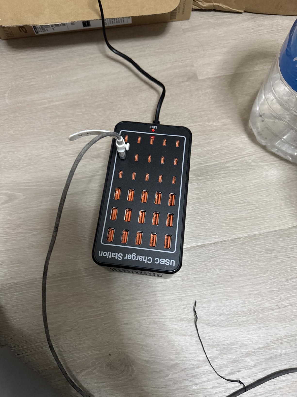 150W(30A) 30-Port USB Charging Station, Multiple USB C Charger Block customer photo 1