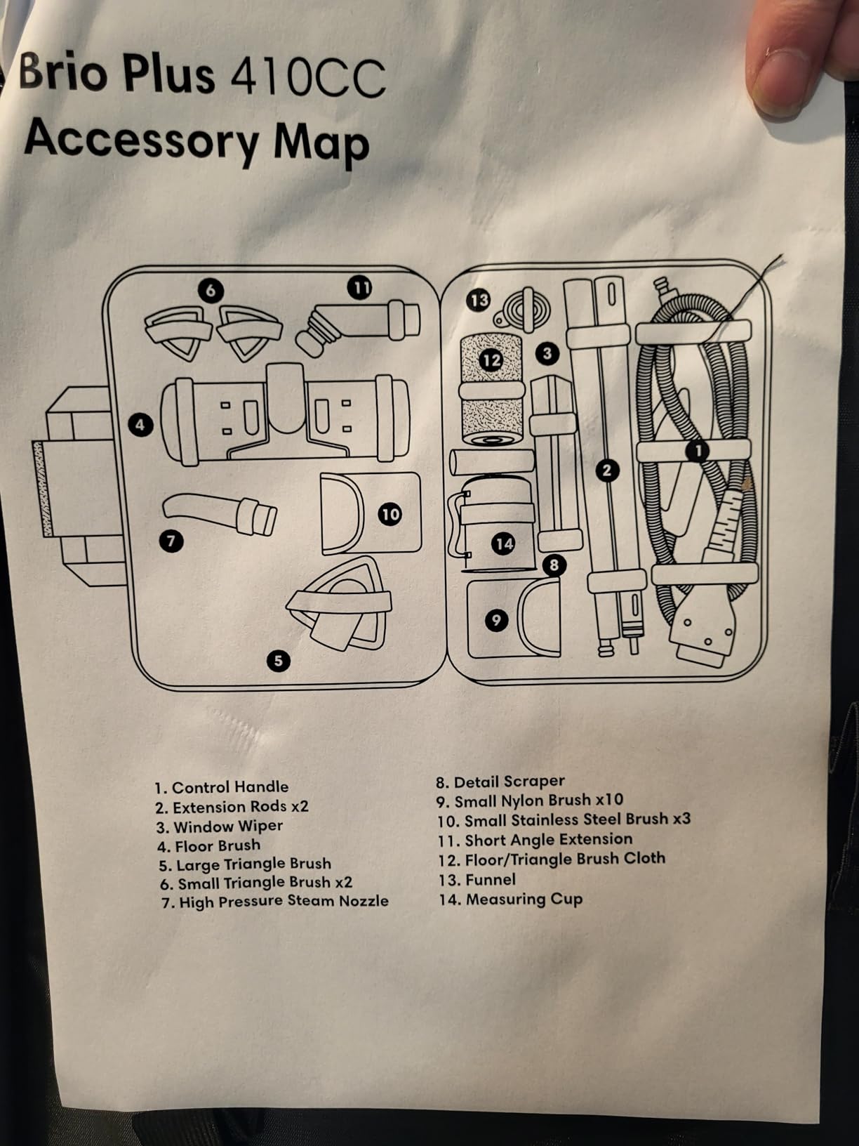 Reliable Brio Plus 410CC Steam Cleaner, 28 Accessories, 72 PSI Pressure customer photo 2