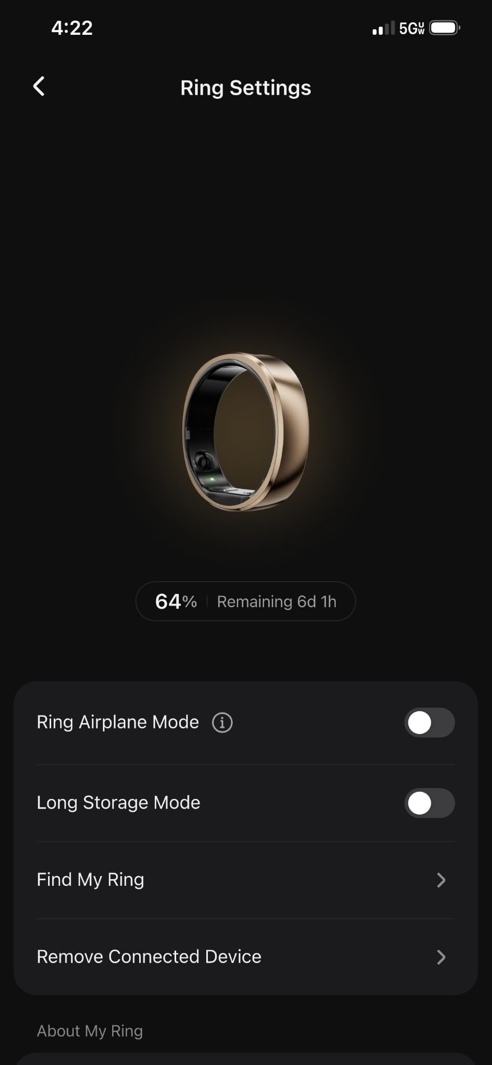 RingConn Gen 2 Air Ultra-Thin Smart Ring(Size 7, Galaxy Sliver) customer photo 1