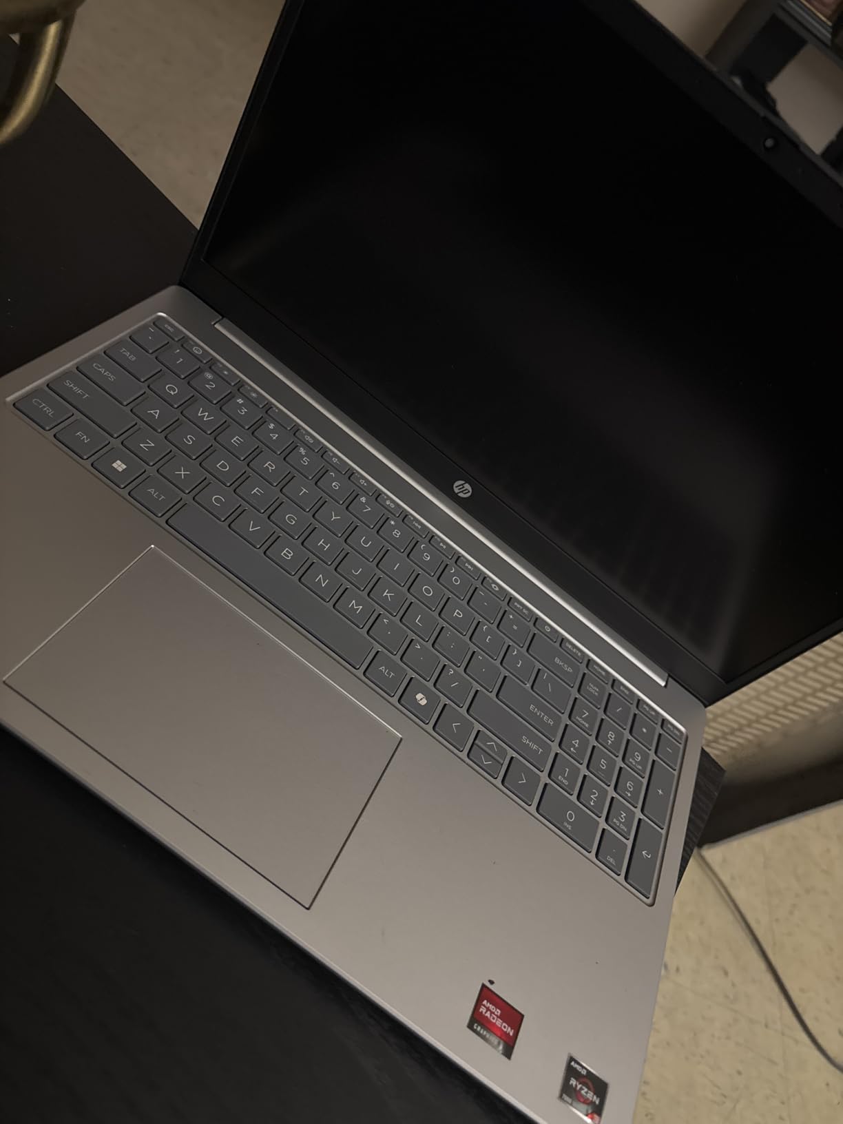 HP 15.6 inch Laptop, HD Touchscreen Display, AMD Ryzen 3 7320U, 8 GB RAM, 256 GB SSD, AMD Radeon Graphics, Windows 11 Home, Natural Silver, 15-fc0399nr customer photo 2