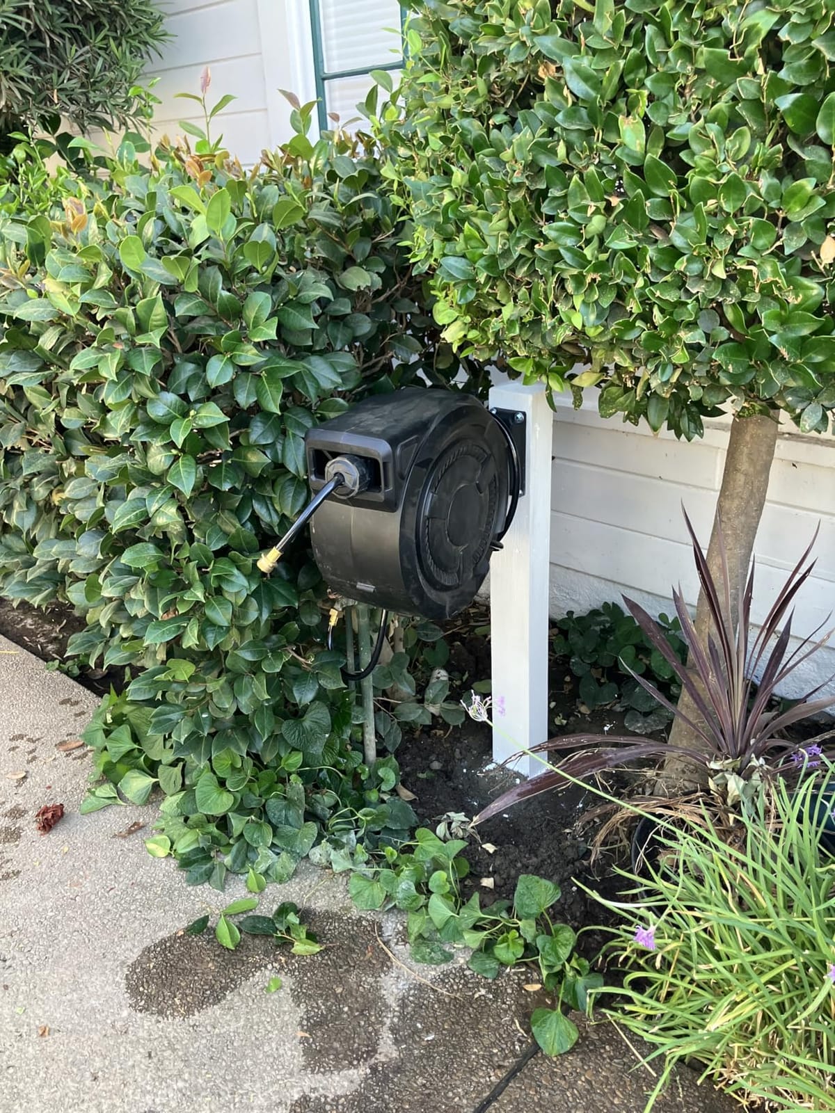 wikiwiki Retractable Garden Hose Reel, 1/2