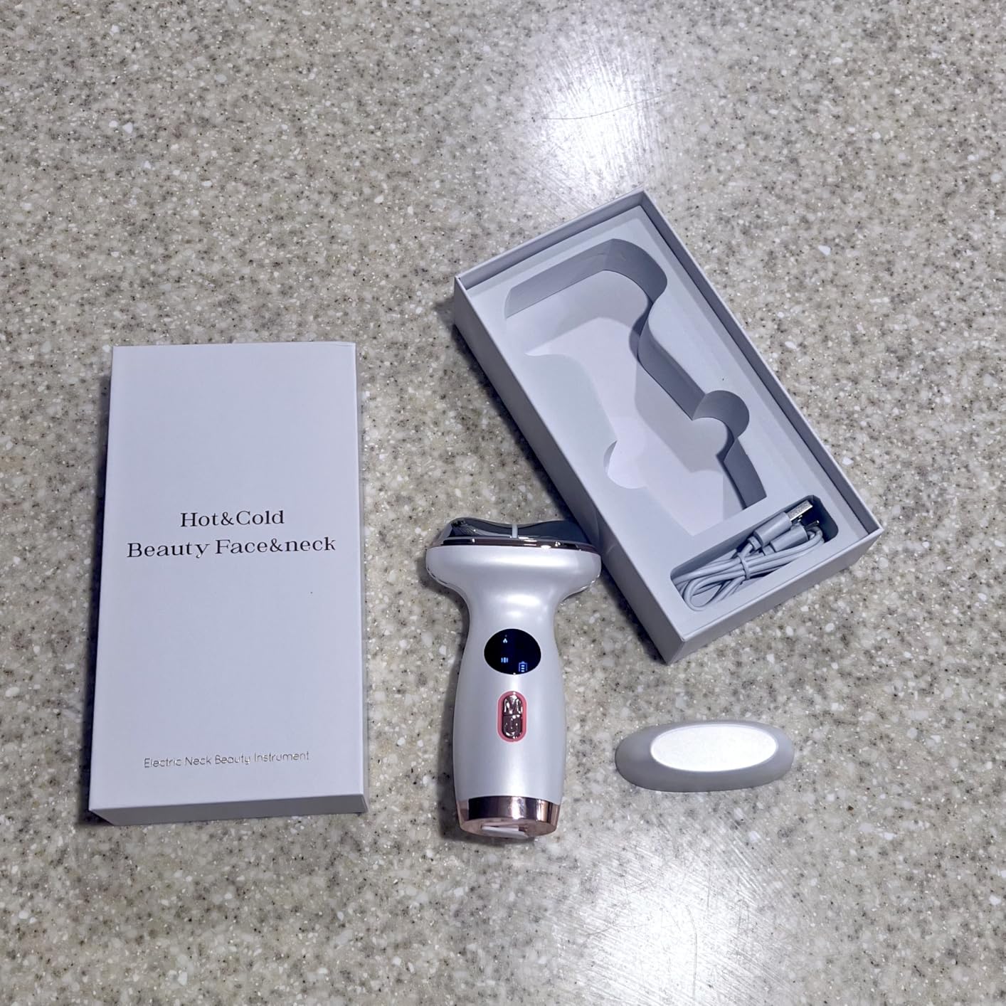 7-in-1 Microcurrent Facial Device, Red Light Face & Neck Massager customer photo 2
