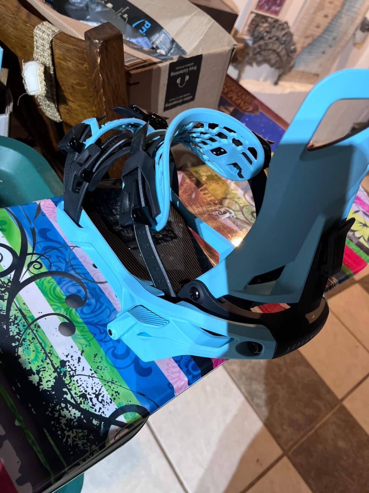 Nidecker Supermatic Carbon Snowboard First Universal, Dual-Entry, Automatic Binding - Comfortable and Reliable as a Regular Two-Strap Binding - Genuine Game Changer with its Drop in tech customer photo 1