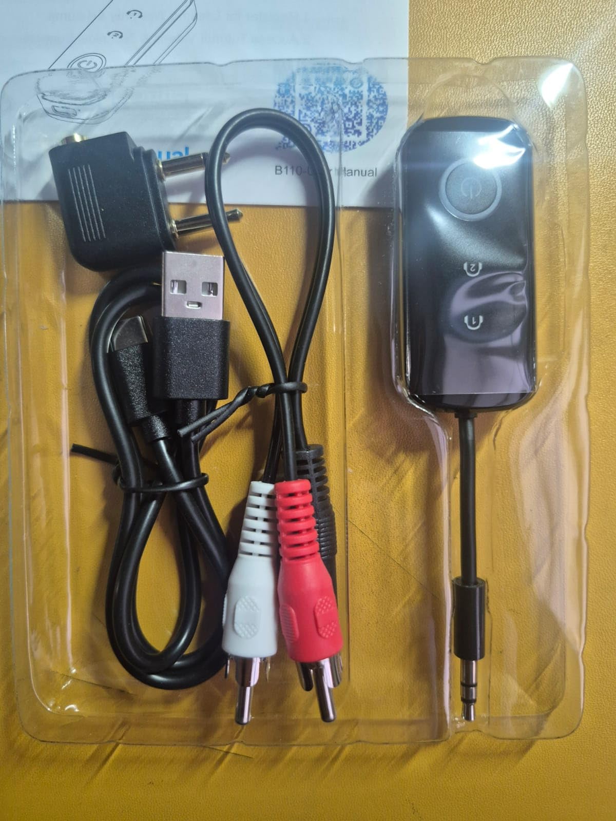 Ultra Pro Bluetooth Transmitter Receiver, Wireless Adapter for Airplane/TV customer photo 1