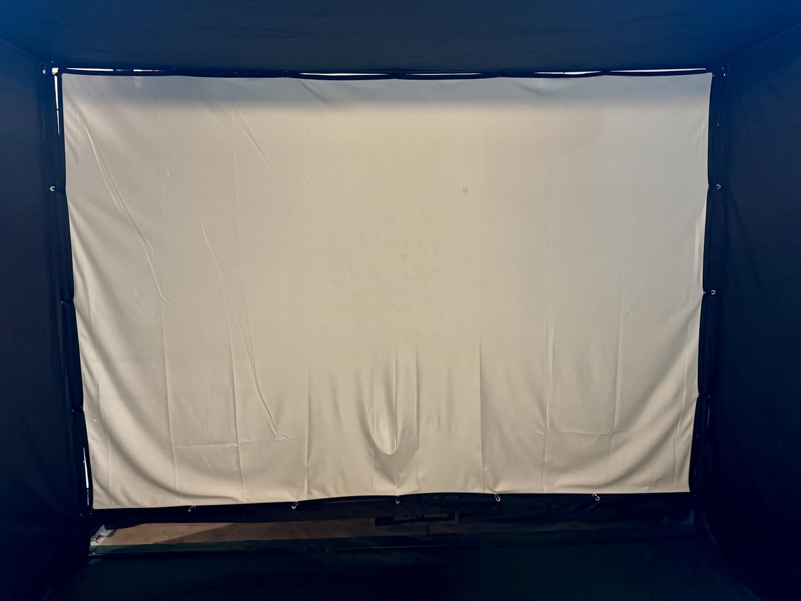 ZEALFEEL Golf Simulator Enclosure & Golf Net with Dual-Layer HD Screen customer photo 2