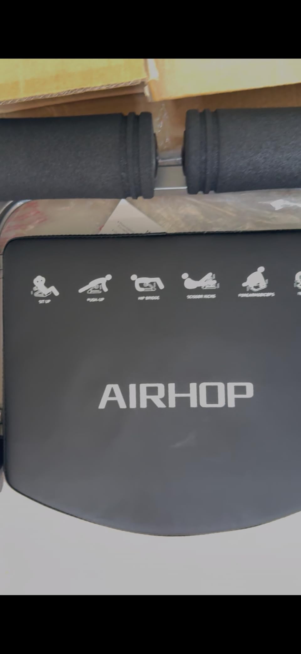 AIRHOP Ab Machine 4-Speed Auto Rebound Sit Up Abdominal Trainer Home Gym customer photo 2
