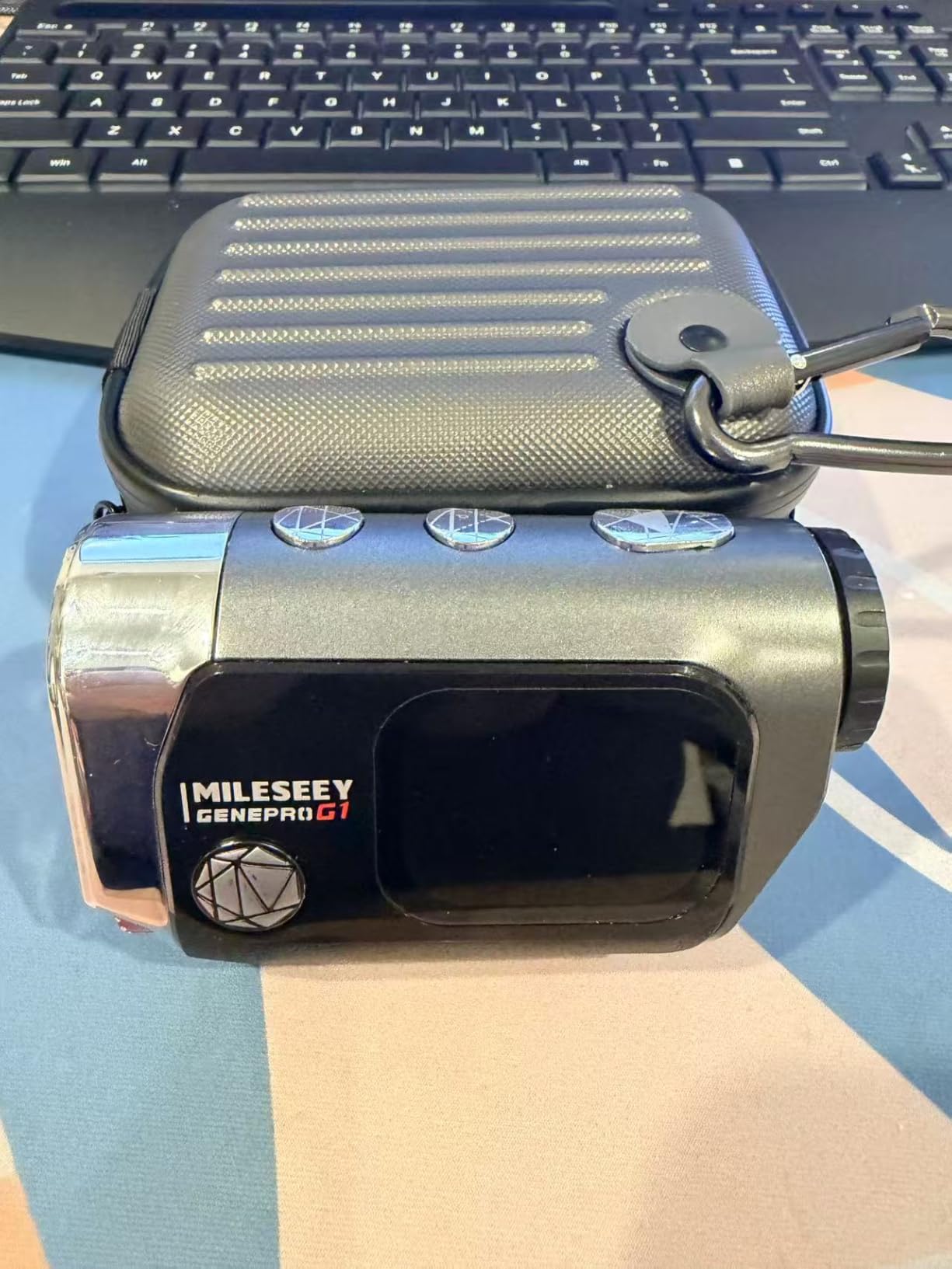MILESEEY G1 Touchscreen & GPS Rangefinder with 43000+ Built-in Golf Courses customer photo 2