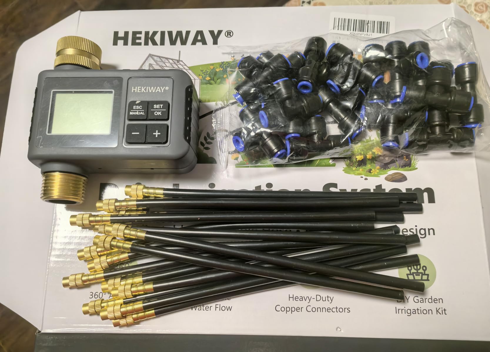 60FT Drip Irrigation System with Smart Water Timer customer photo 2