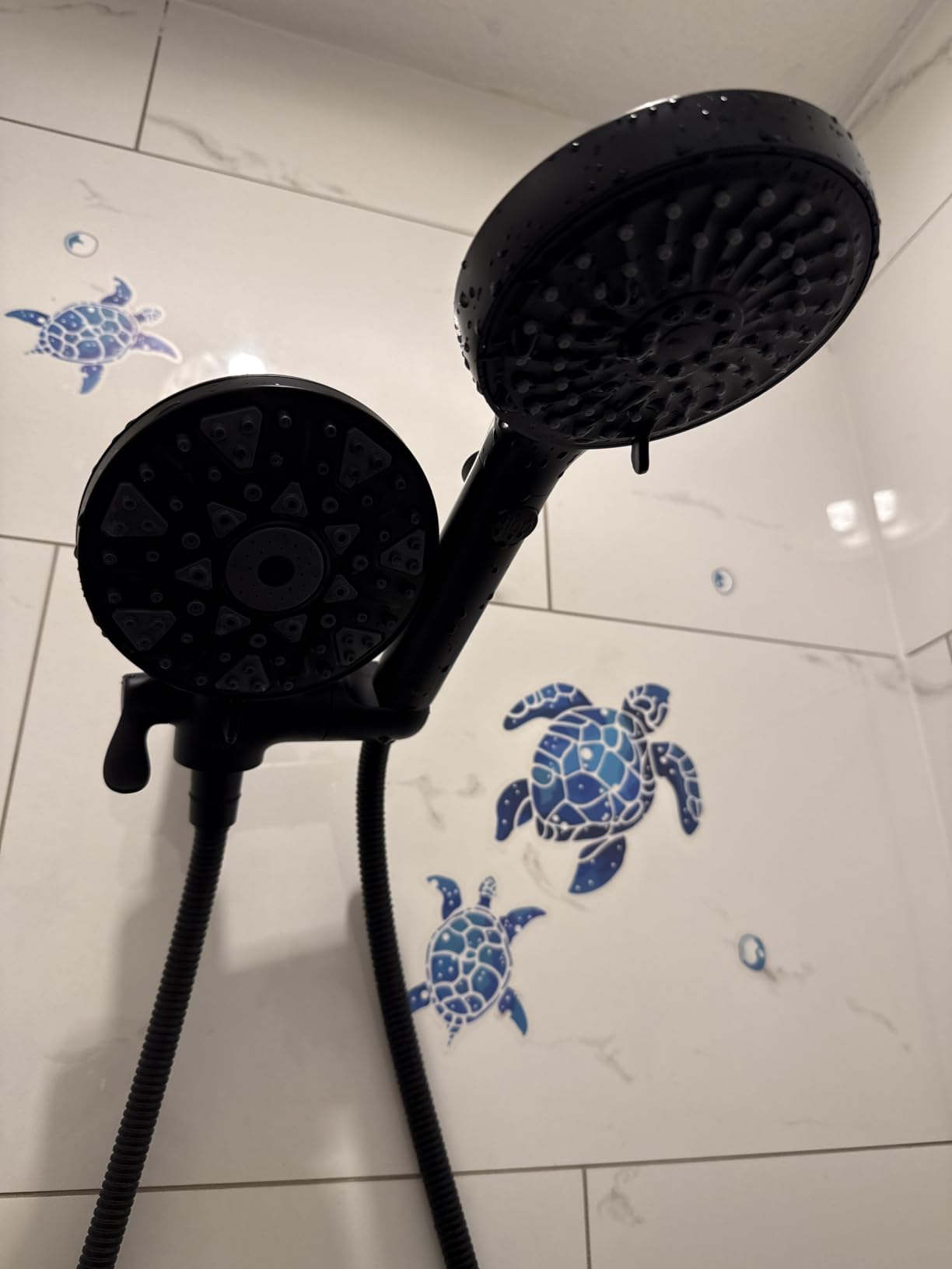 FASDUNT Dual 2-in-1 Handheld Shower Head Combo with 80