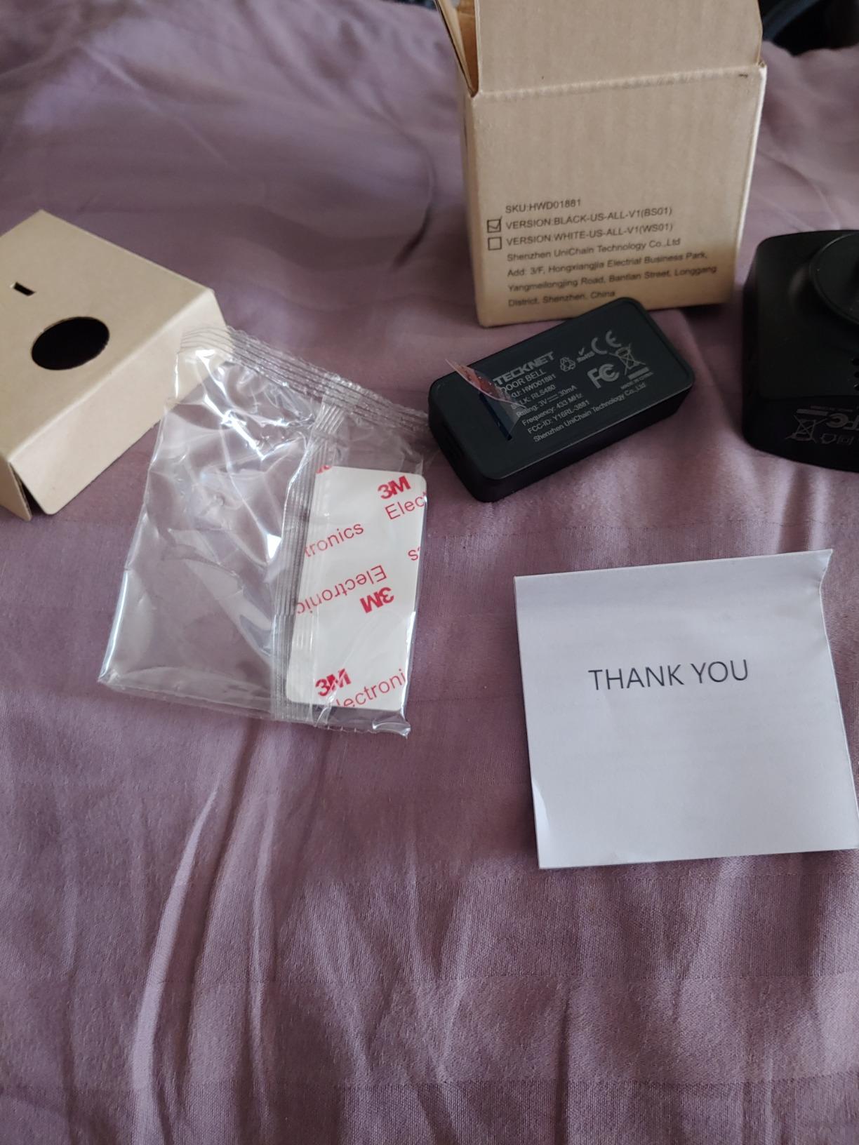 TECKNET Non-APP Solar RGB Wireless Driveway Alarm customer photo 2