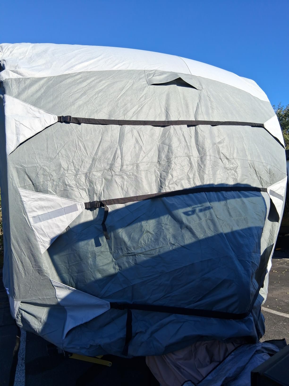 KING BIRD Enhanced RV Cover, Fits 24-27ft Travel Trailers Camper customer photo 2