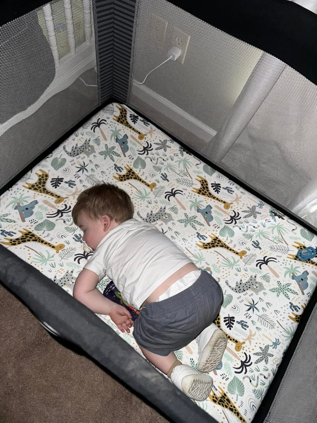 Hiccapop Playard Mattress Pad, Pack and Play Mattress with Carry Bag, 1.25