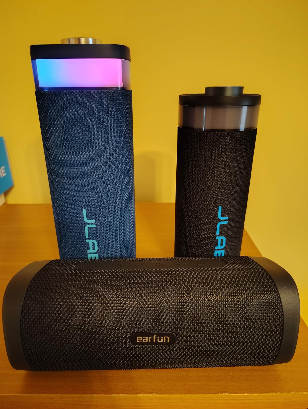JLab, JBuds Party, Portable Bluetooth Speaker, Waterproof, RGB Lighting, Multi-Speaker Connection, Pink customer photo 1