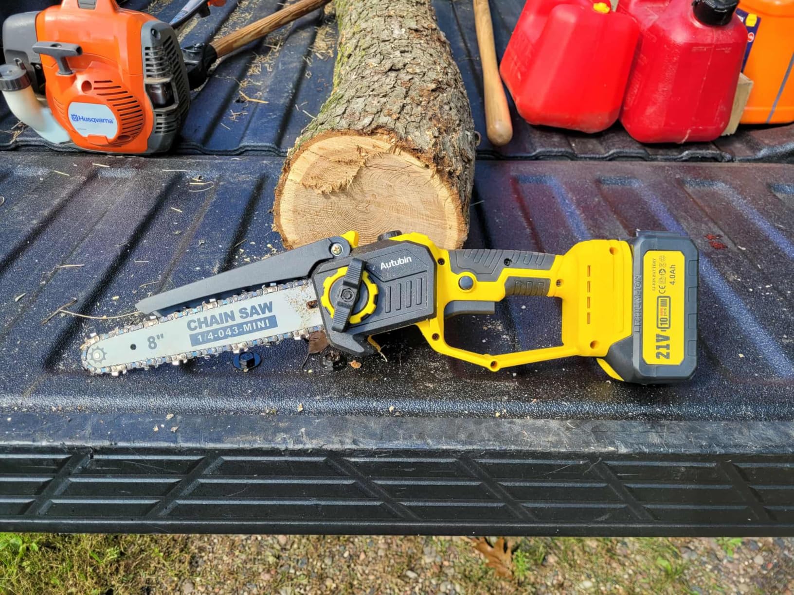 Brushless 2-IN-1 Cordless Pole Saw & Mini Chainsaw, 8 Inch Max Reach 16 Ft customer photo 2