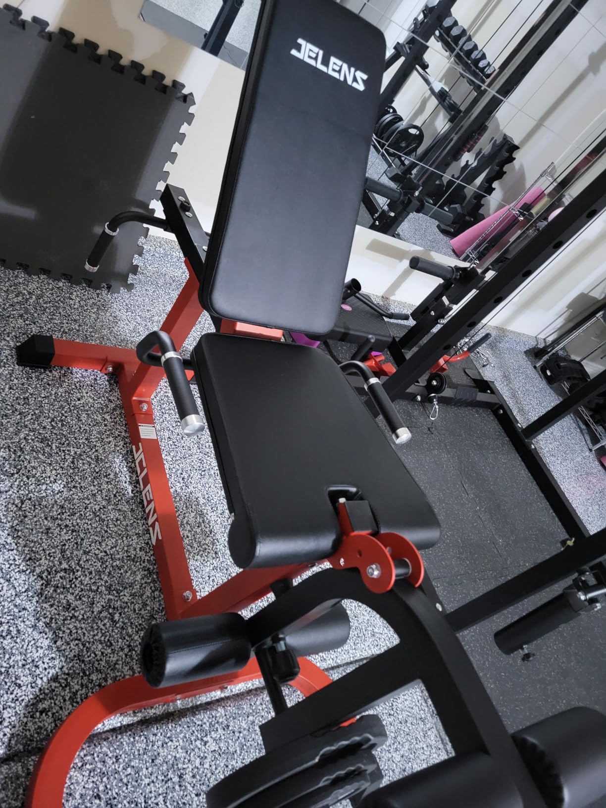 JELENS J10 Leg Extension and Curl Machine, Adjustable Leg Curl Machine for Home Gym, Seated Leg Extension and Lying Curl Machine for Lower Body Workouts customer photo 1