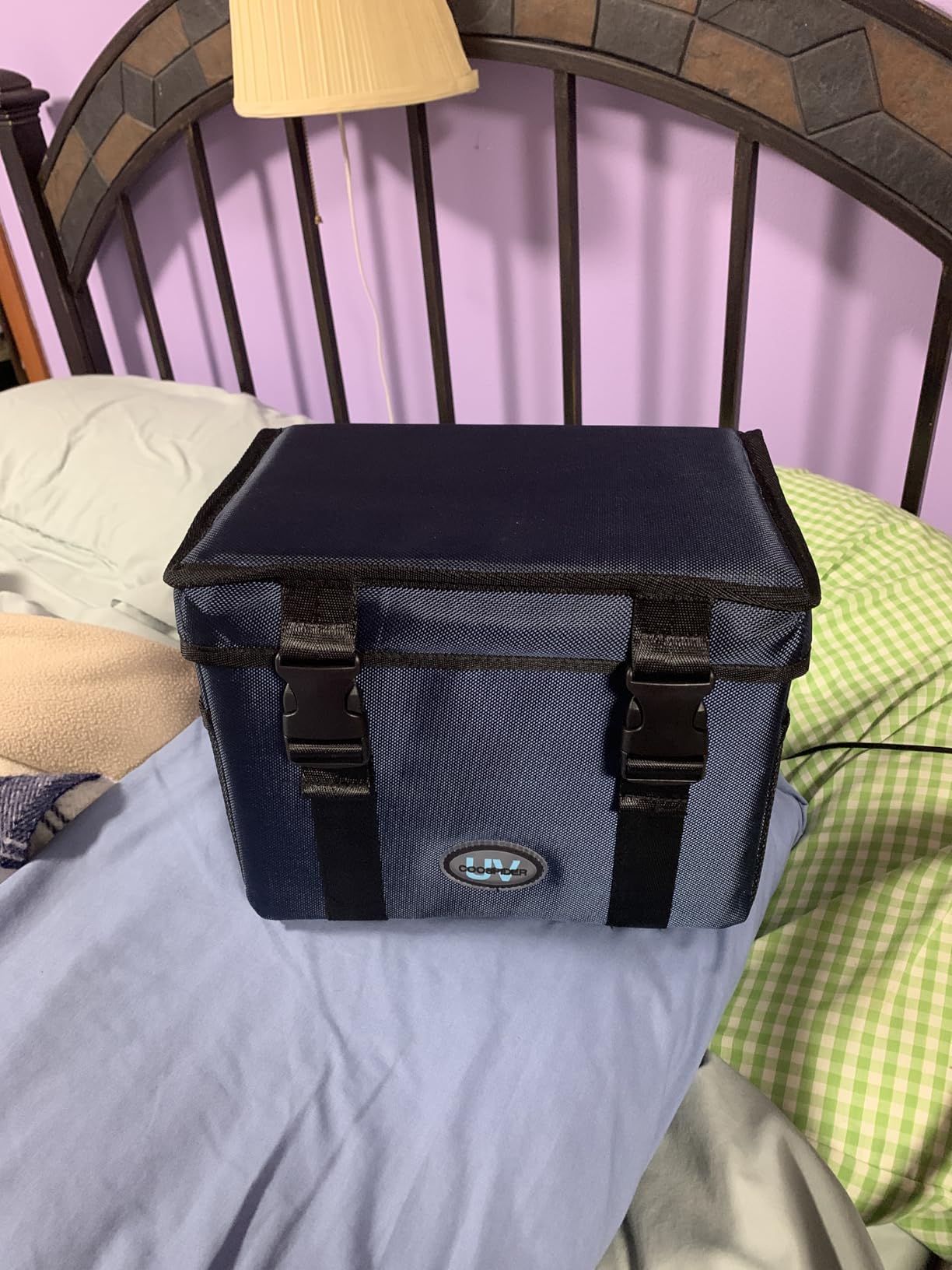 Large UV Sanitizer Box, 36L Portable Sanitizing and Cleaning Machine with 3-Level Timer, Foldable UV Cleaner Box for Household Use Like Phone, Towel, Key, Etc. Ozone Free customer photo 1