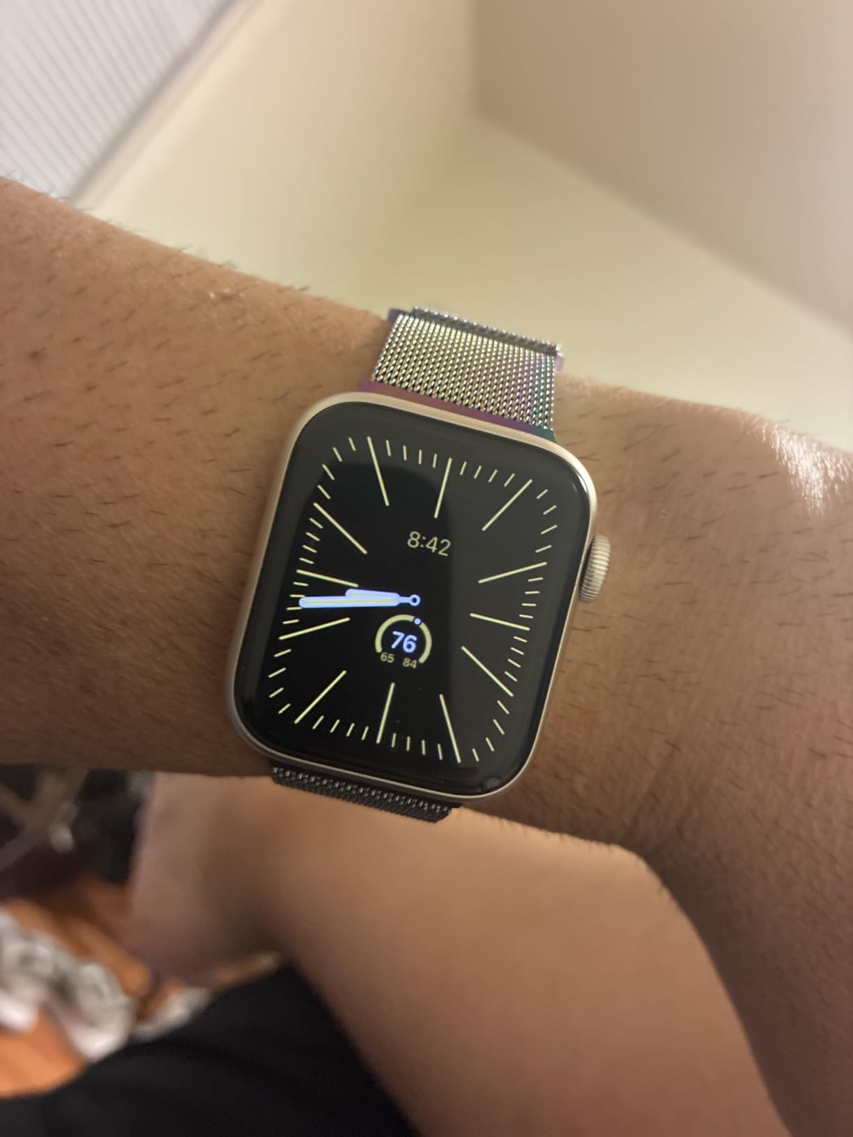 Apple Watch SE 3 [GPS 40mm] Smartwatch with Starlight Aluminum Case with Starlight Sport Band - S/M. Fitness and Sleep Trackers, Heart Rate Monitor, Always-On Display, Water Resistant customer photo 1