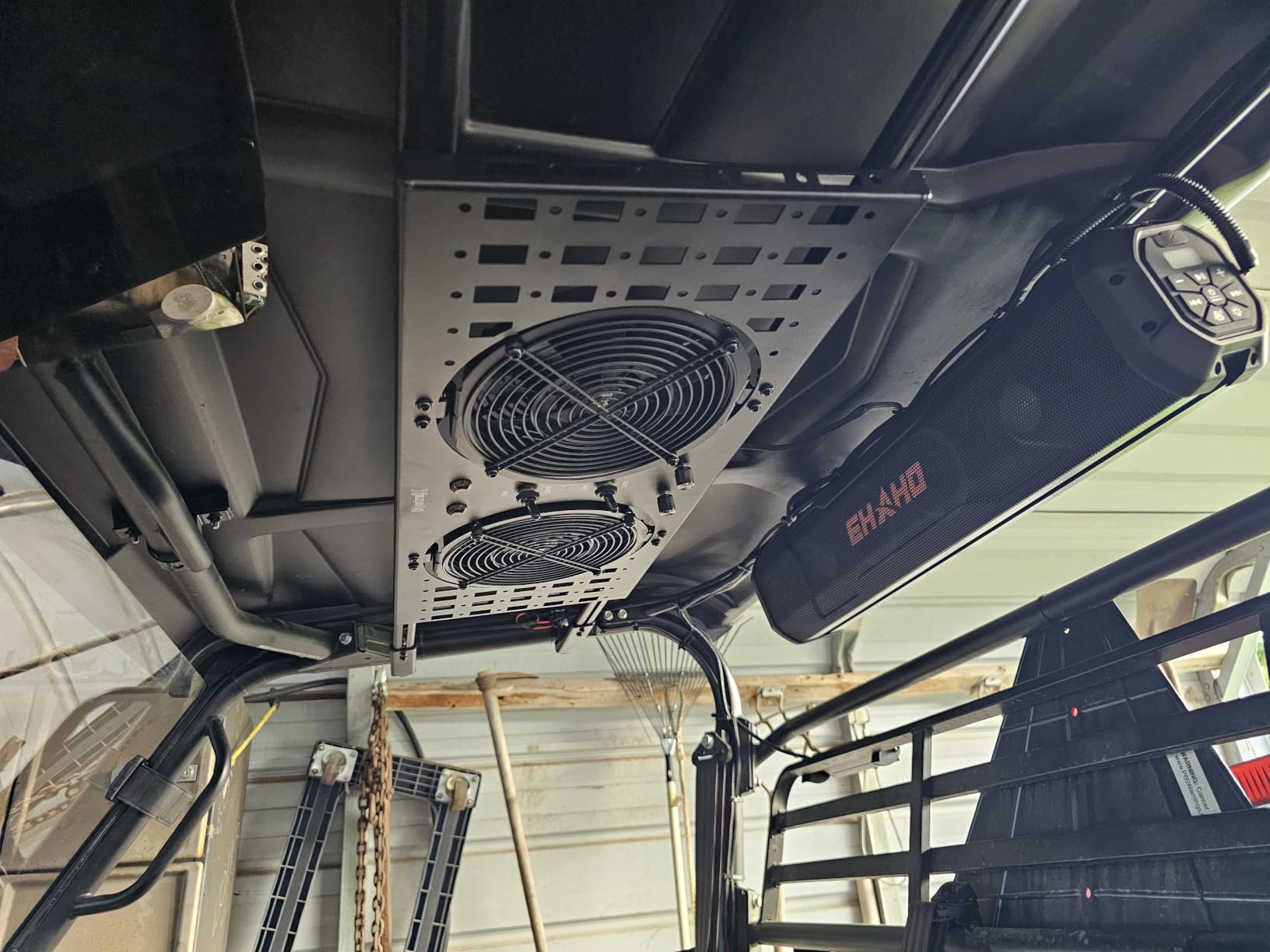 Ehaho 26'' UTV Sound Bar, Golf Cart Speaker Bluetooth with RGB Party Lights customer photo 2
