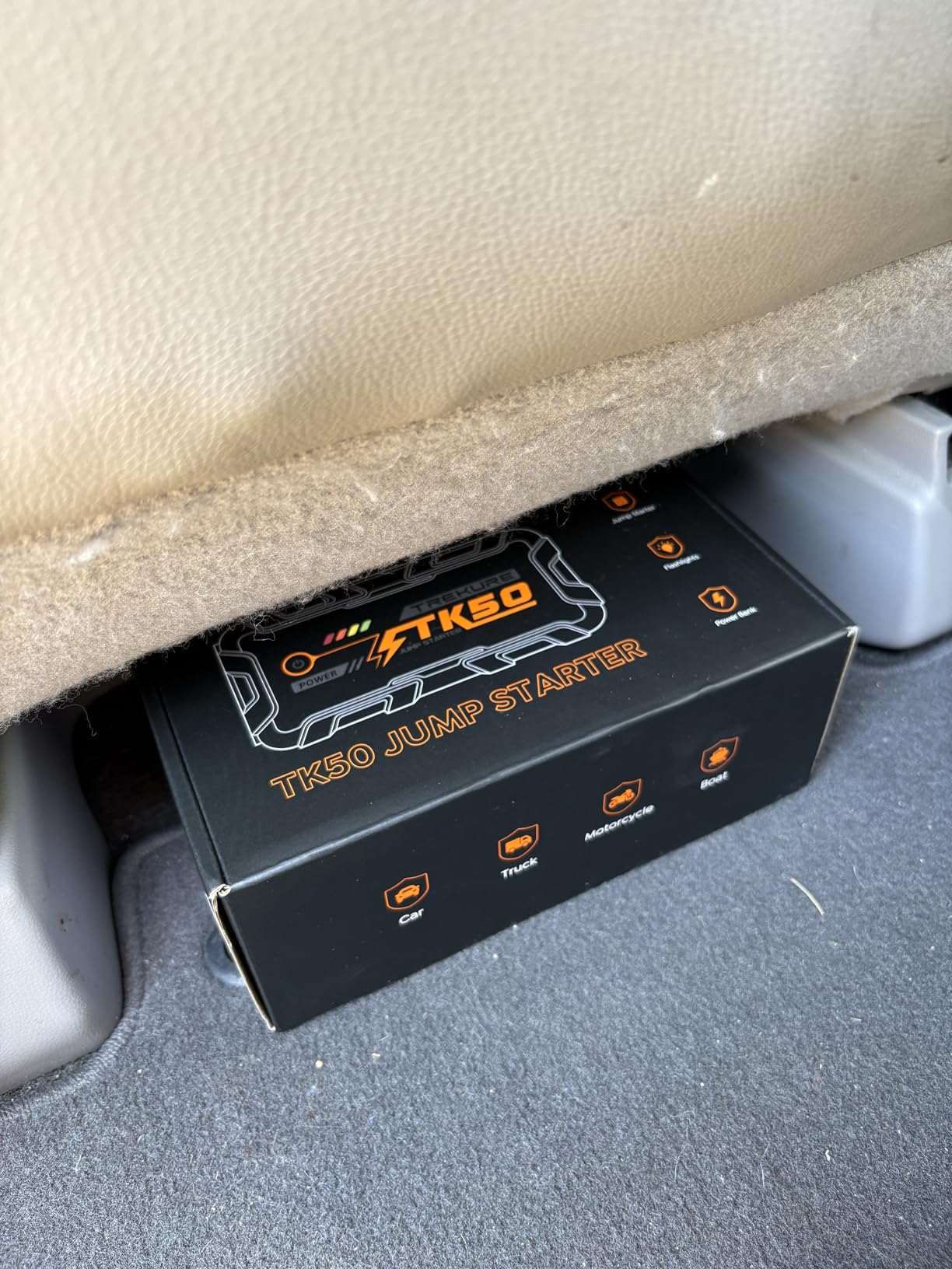 TREKURE Car Battery Jump Starter 8000A 26800mAh, Portable Car Jump Starter for All Gas and 12L Diesel Engines, Power Bank & Battery Jumper, Portable Jump Box Car Battery with Fast Charge, LED Light customer photo 1