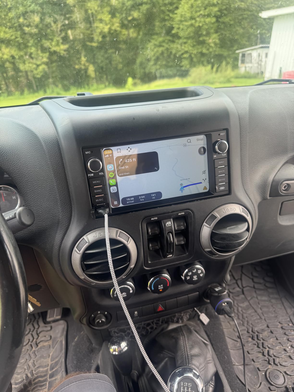 AWESAFE 64GB Car Stereo for Jeep Wrangler JK 2007-2018 Dodge Ram 2008-2012 customer photo 1